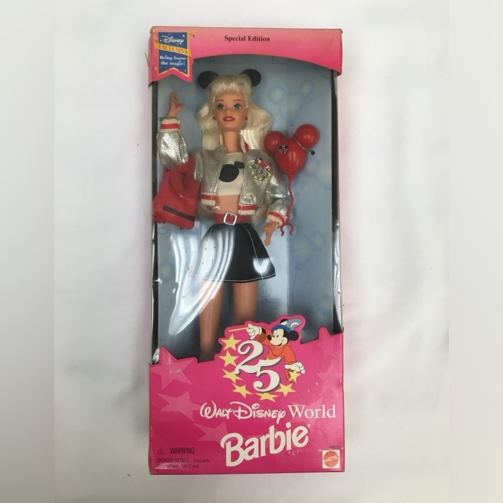 SPECIAL EDITION 25TH ANNIVERSARY WALT DISNEY WORLD BARBIE UNOPENED 1996